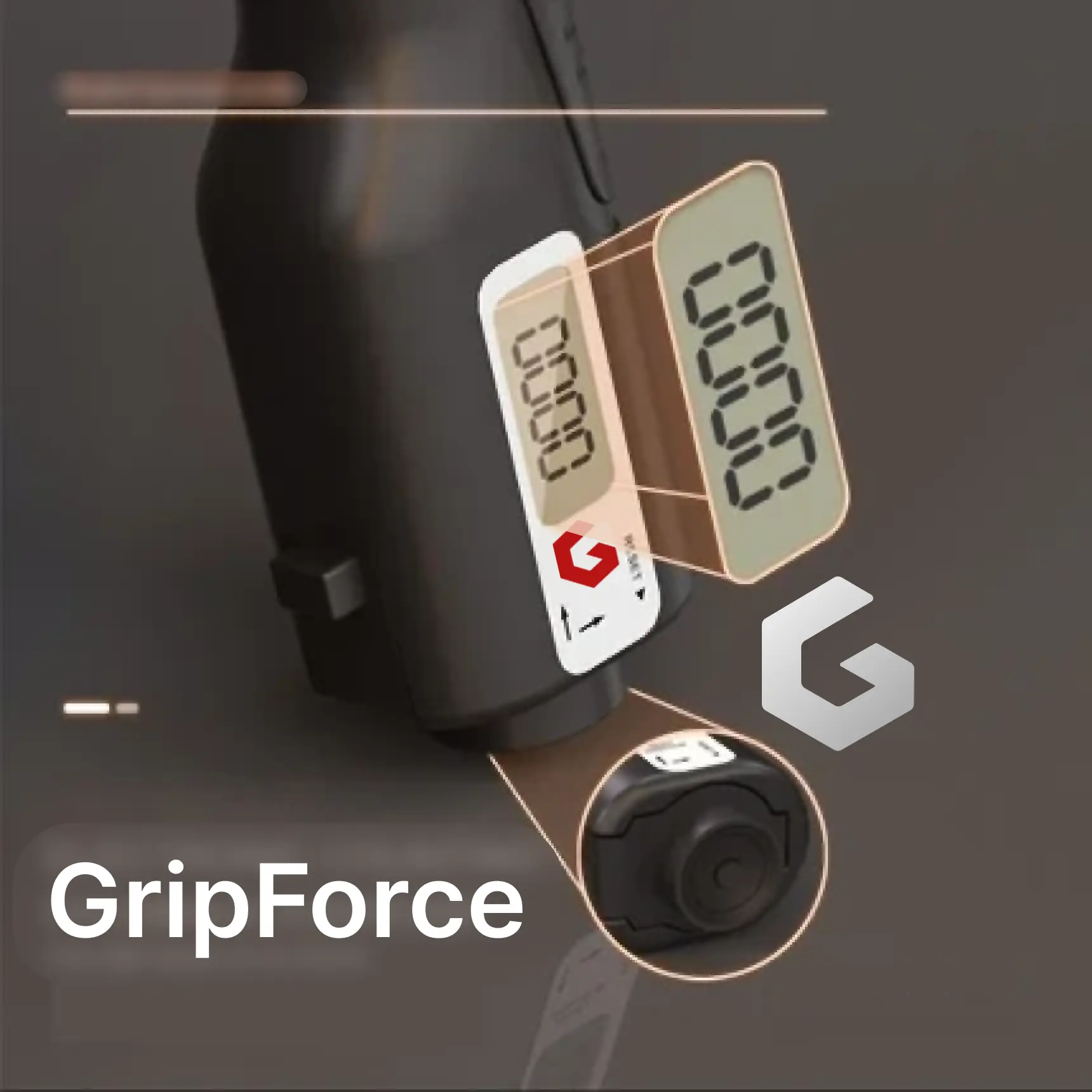 A digital hand Grip counter made by GripForce